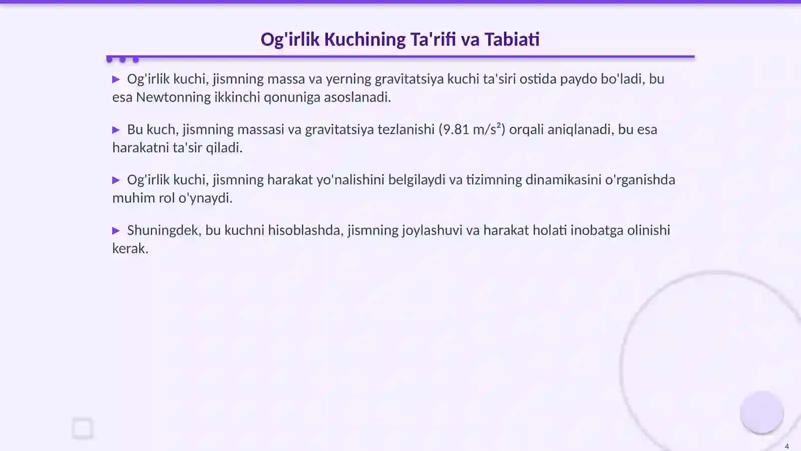 Matematik Fizikaning Asosiy Tenglamalari 4