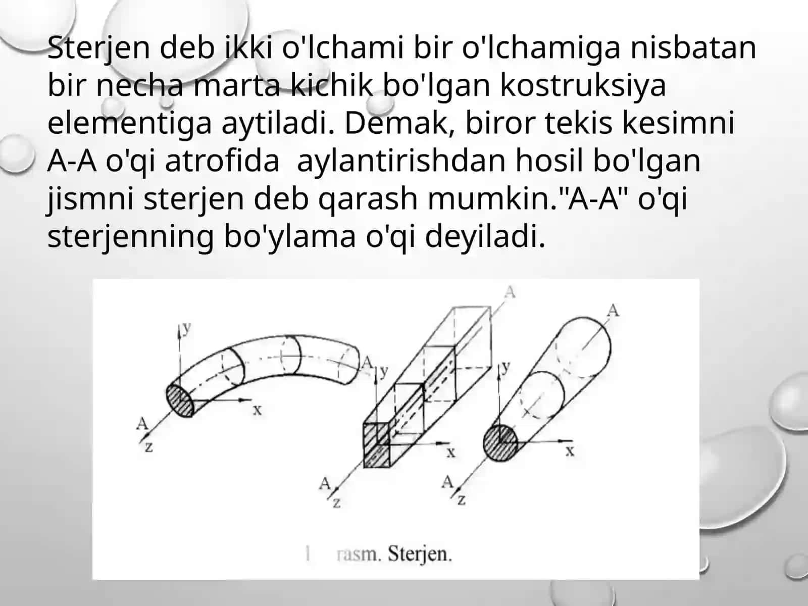 Tekis kesimlarning geometrik xarakteristikalari 4