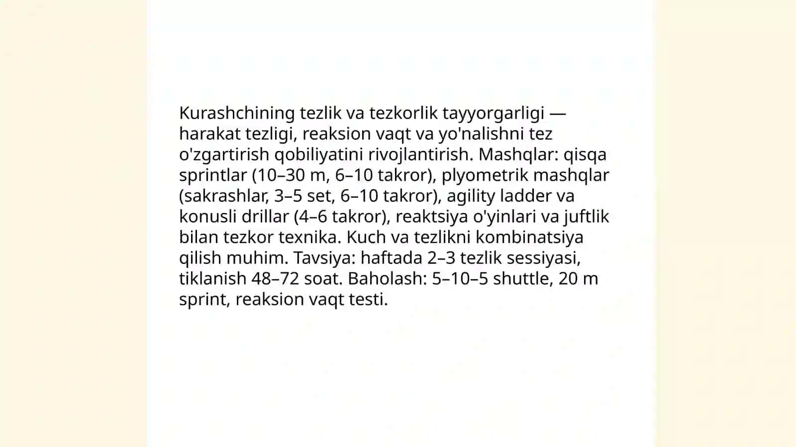 Kurashchining jismoniy tayyorgarligi 4
