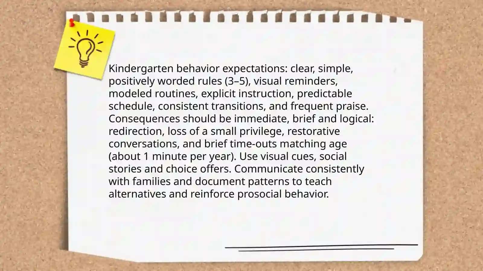 Classroom management in different age group 4