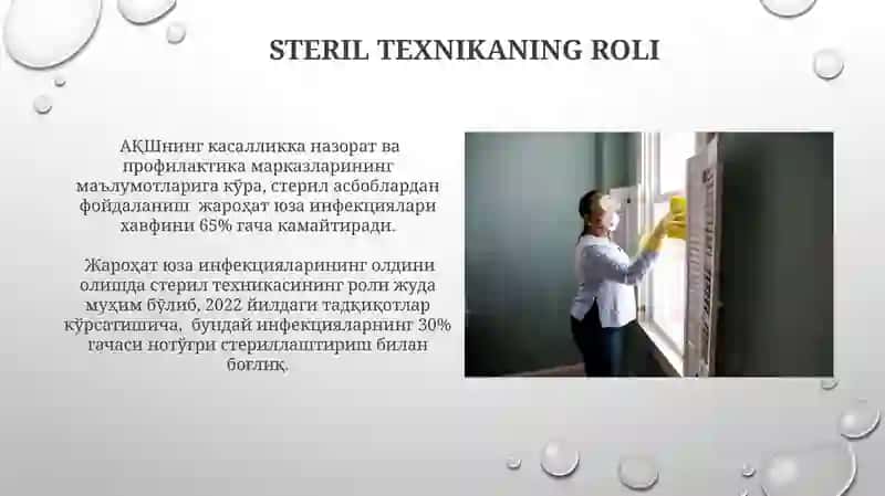Xirurgiyada gospital infeksiyani profilaktikasi 4