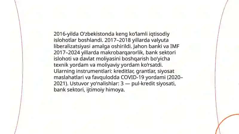 Oʻzbekistoning xalqaro tashkilot bilan hamkorlik aloqalari 4
