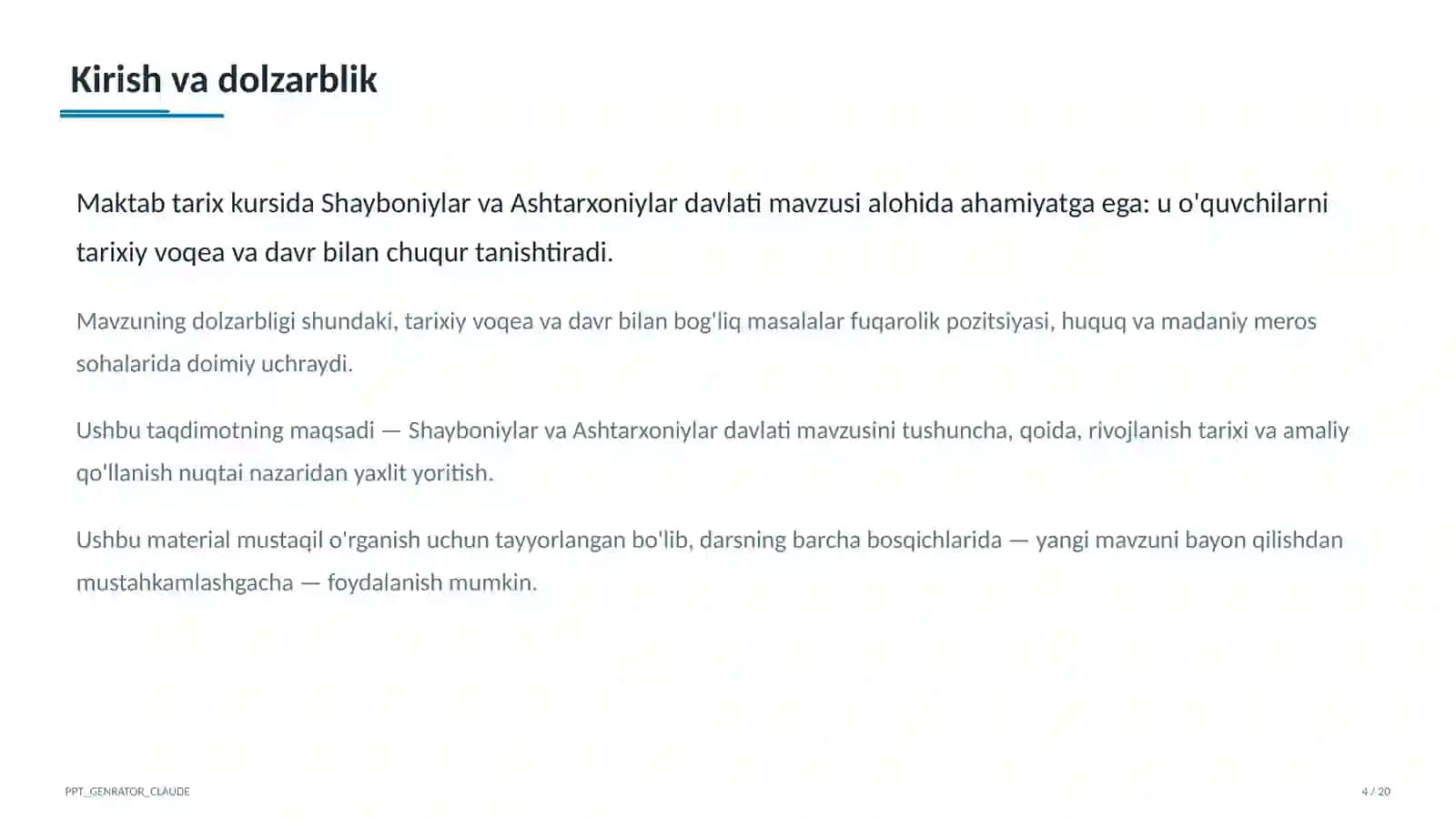 Shayboniylar va Ashtarxoniylar davlati (8-sinf) 4