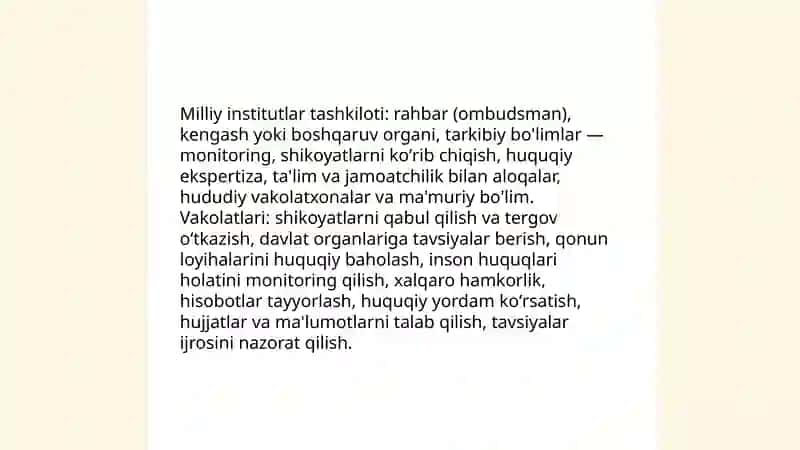 Milliy inson huquqlari instituti 4