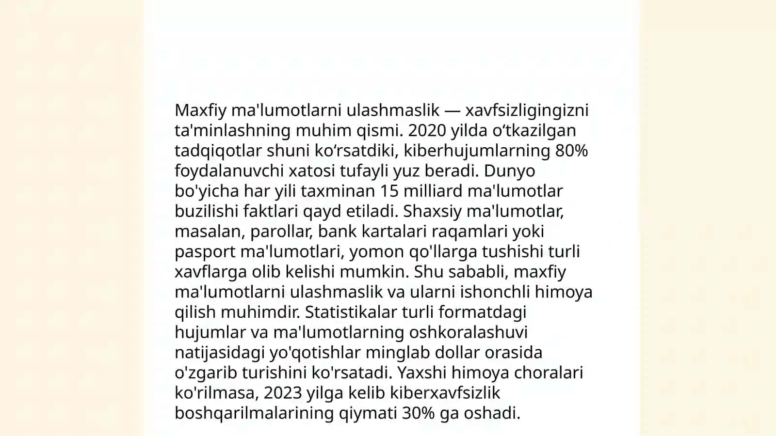 Shaxsiy ma'lumotlarni himoya qilish 4