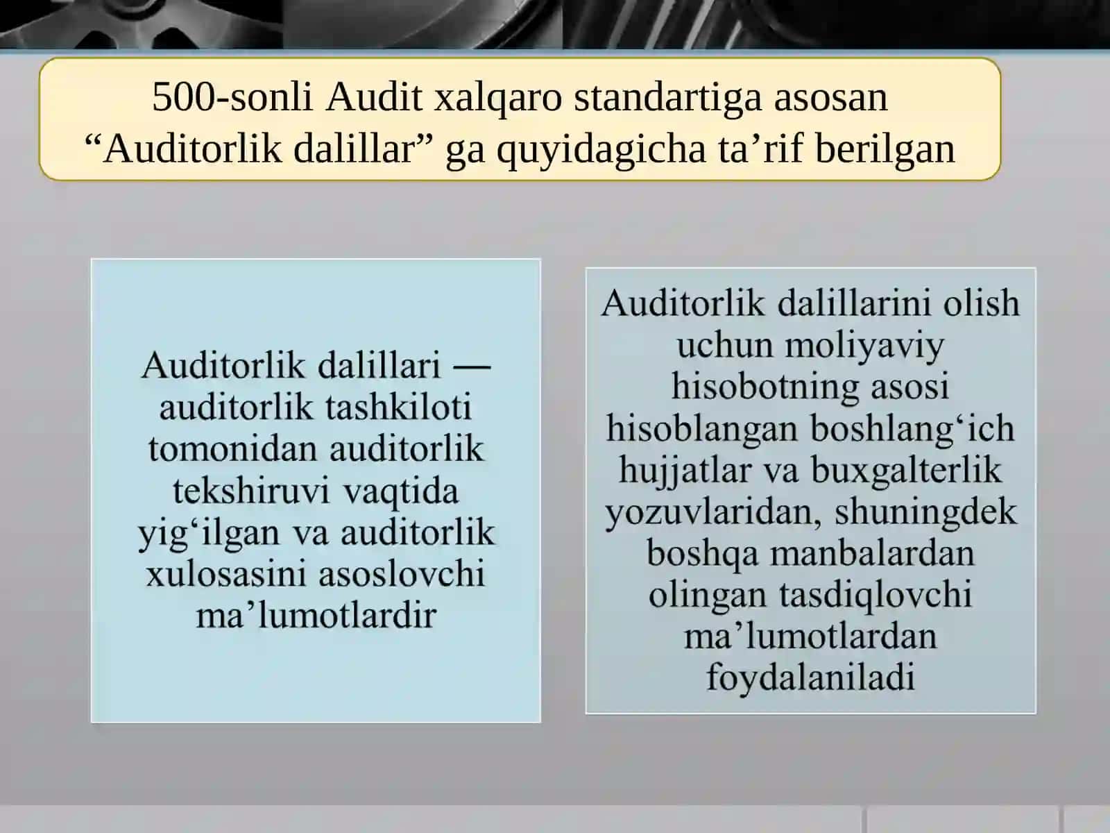 AUDITORLIK DALILLAR 4
