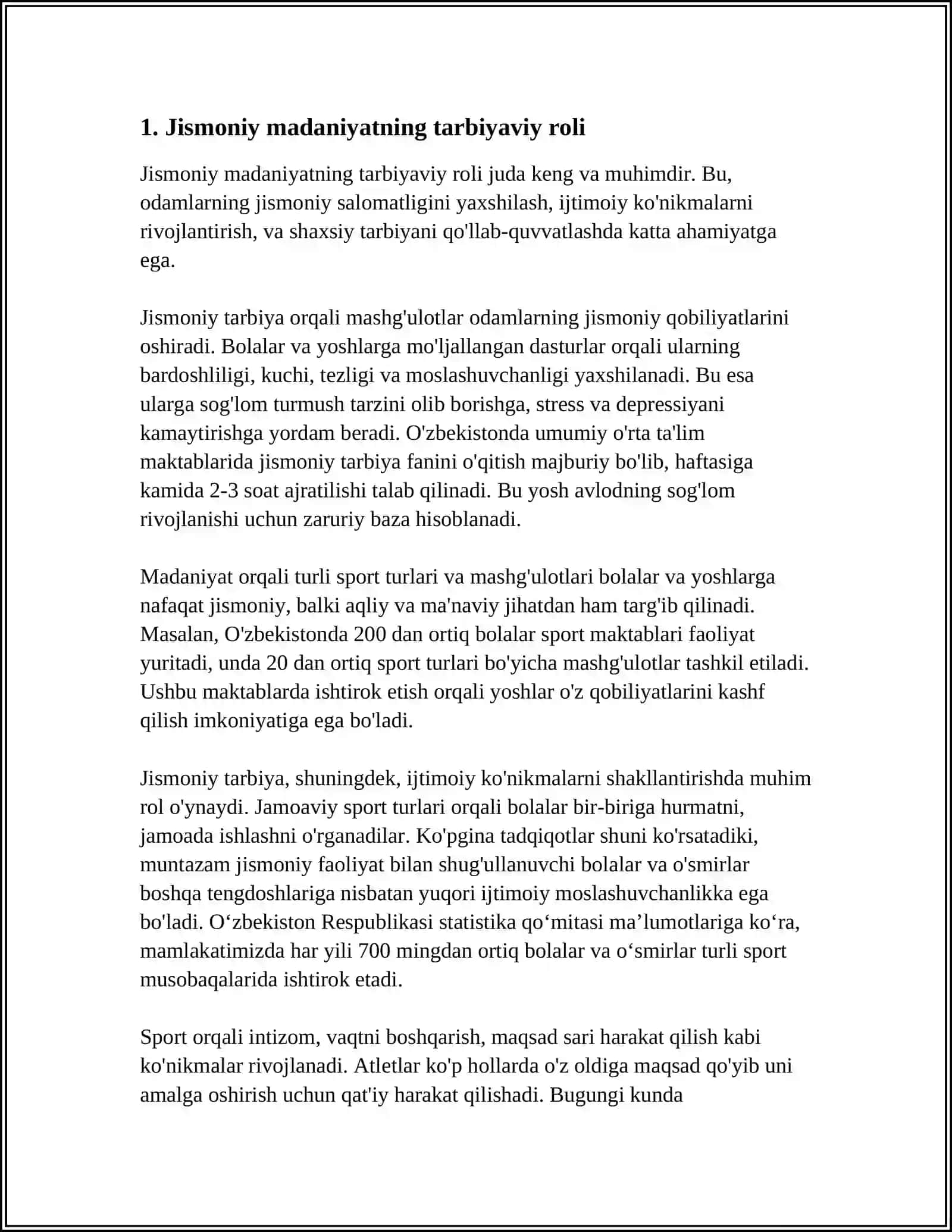 SOĞLOMLASHTRISH MAQSADIDA JISMONIY MADANIYAT VOSITALARIDAN PROFILAKTIK MAJMUALAR TUZISH 4
