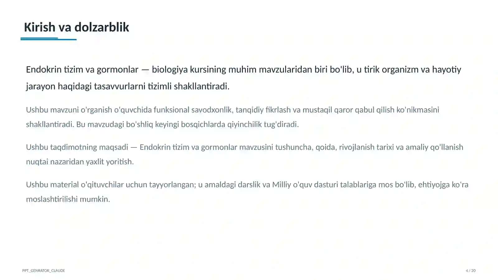 Endokrin tizim va gormonlar (8-sinf) 4