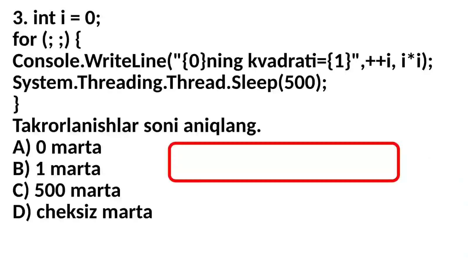 4-Ma'ruza:C# TILINING ASOSIY TUSHUNCHALARI6-dars 4