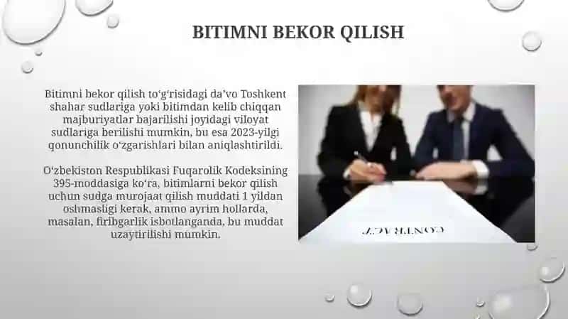 Huquqiy muomalar 4