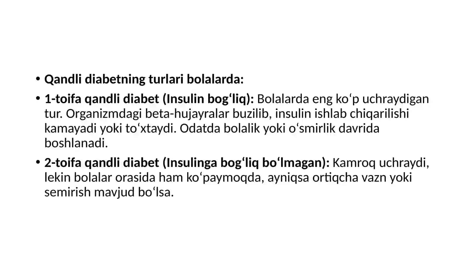 Qandli diabet 4