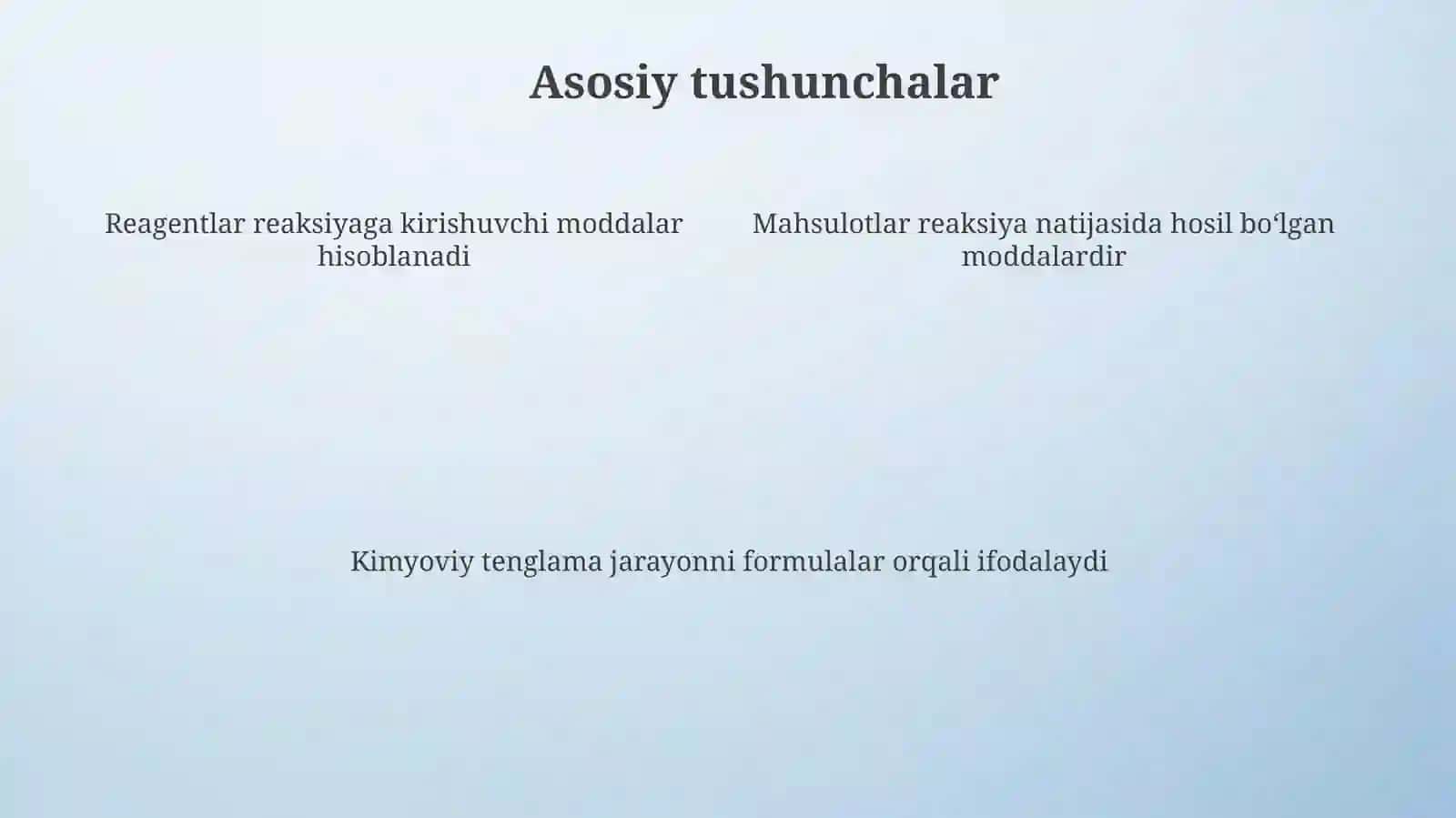 Kimyoviy reaksiyalar 4