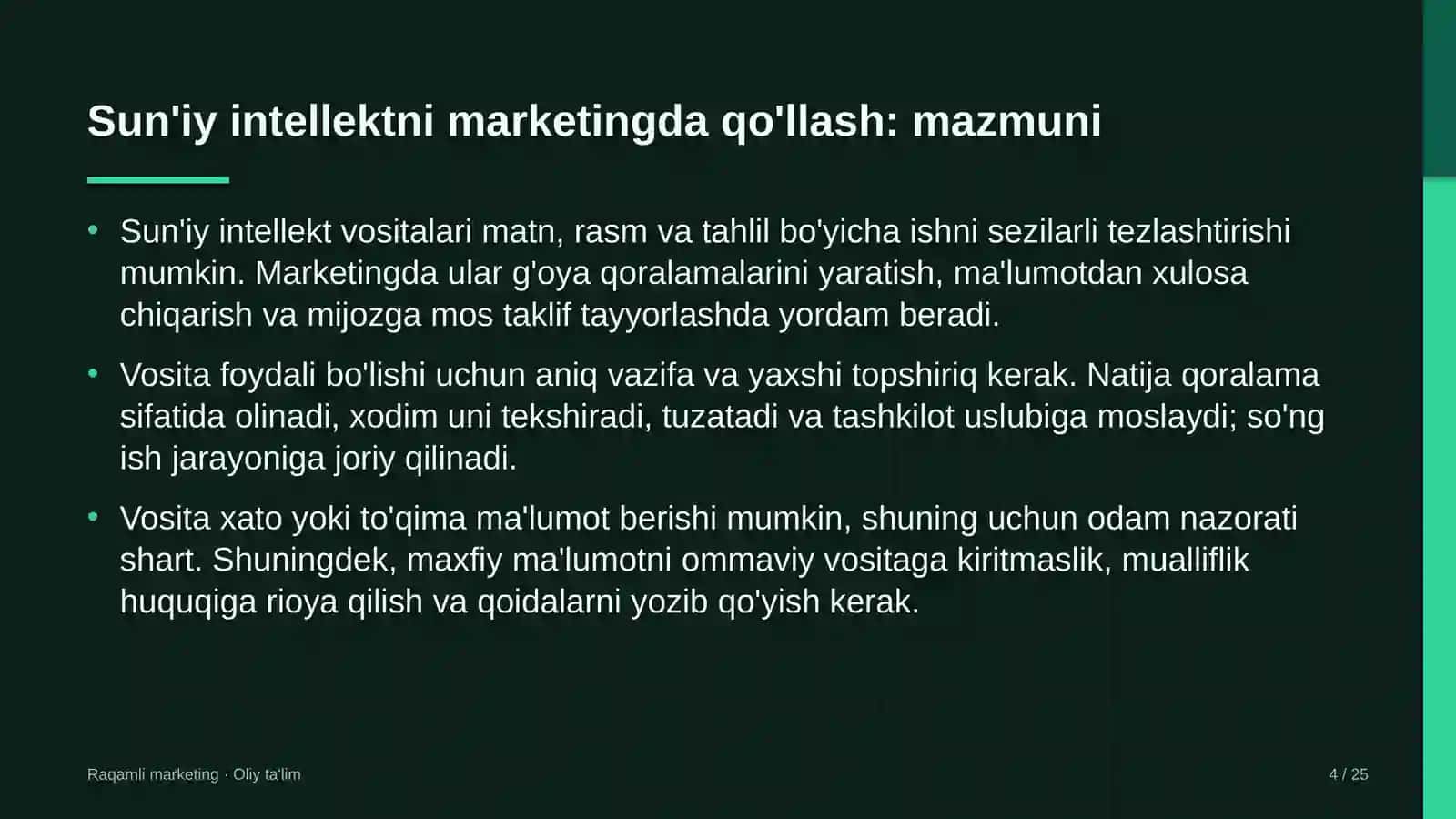 mehribonlik uylarida sun'iy intellekt vositalarini marketingda qo'llash 5709 4