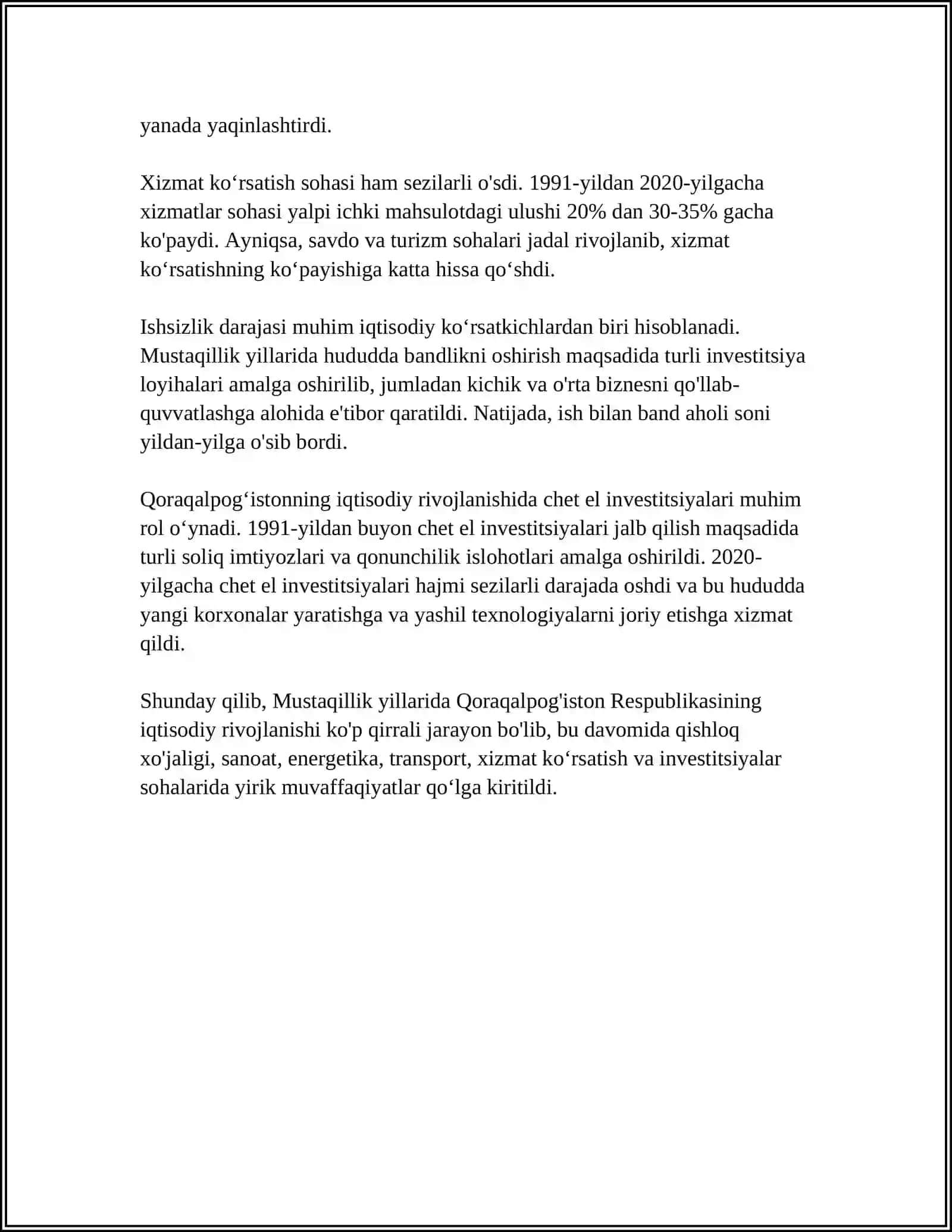 MUSTAQILIK YILARIDA QORAQALPOG'ISTON RESPUBLIKASI 4