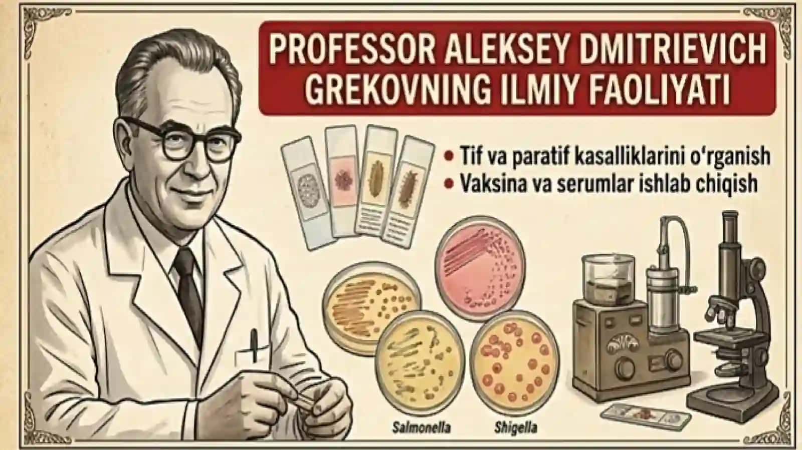 MIKROBIOLOGIYA, VIRUSOLOGIYA, IMMUNOLOGIYA, PARAZITOLOGIYA MODULINI RIVOJLANISHIGA HISSA QOʻSHGAN Oʻ 4
