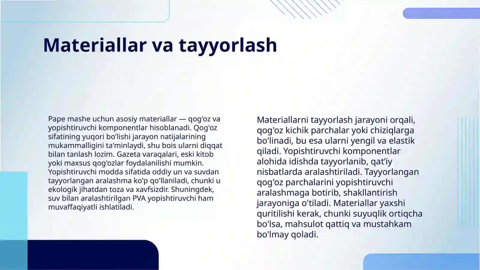 PAPE MASHE TEXNALOGIYASI VA UNING TARBIYAVIY IMKONIYATLARI 4