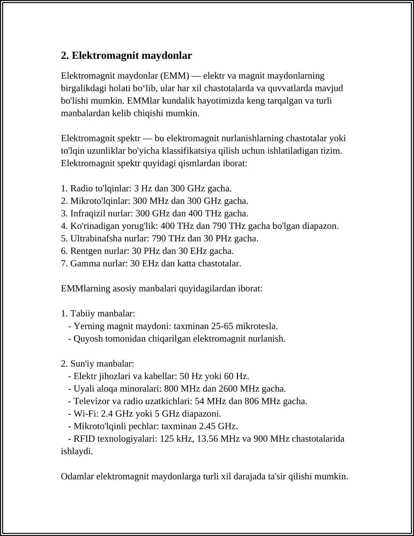 Elektromagnit maydonlar 4