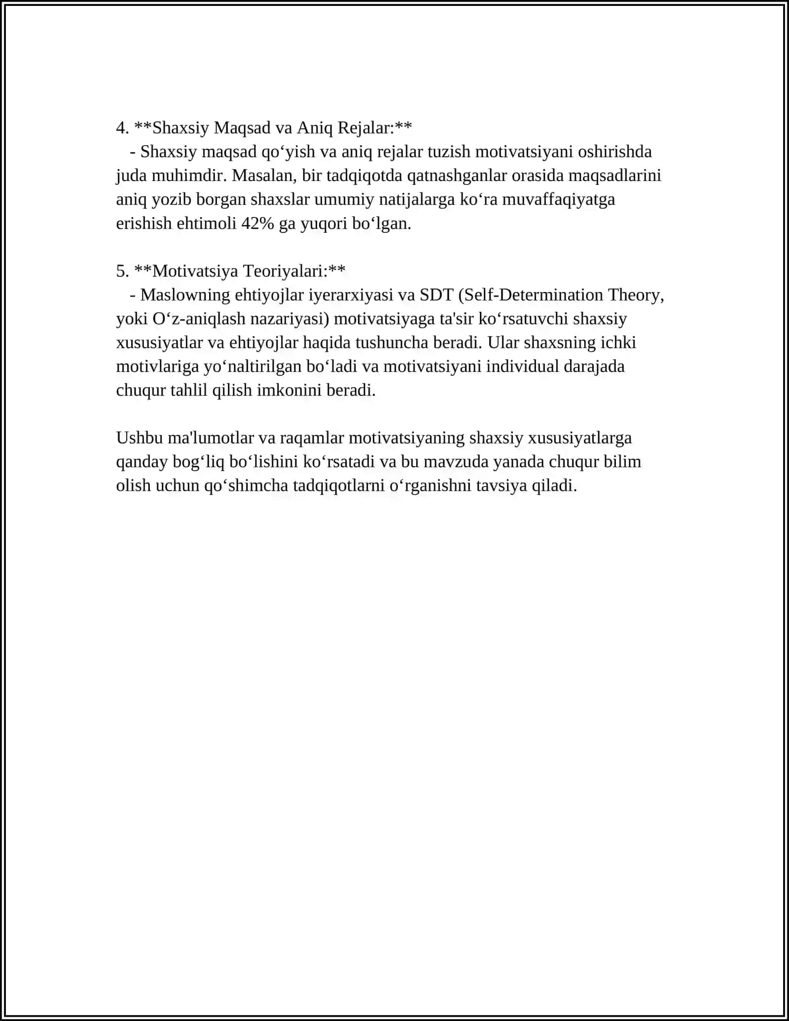 MOTIVATSIYANING INDIVIDUAL XUSUSIYATLARI 4