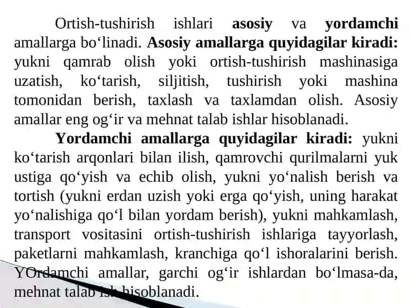 MASHINA VA MEXANIZMLARNING ISH UNUMDORLIGI 4