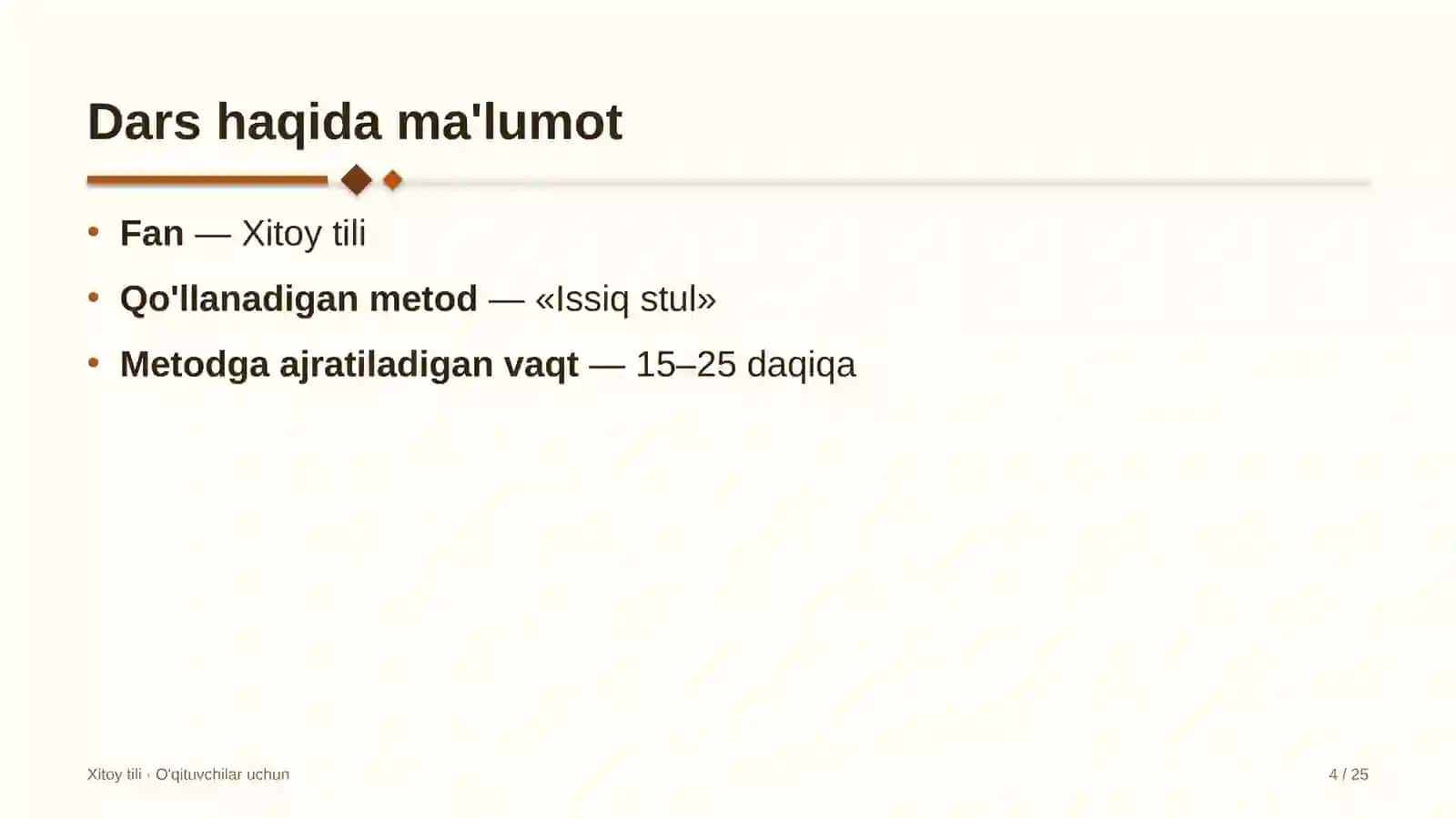 xitoy tili darslarida issiq stul metodidan foydalanish 3188 4