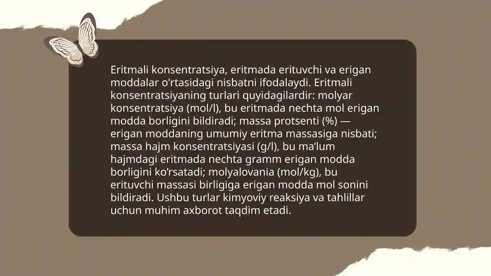 Suyuq eritmalar va ularning konsentratsiyasi 4