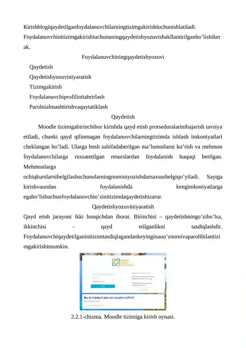 LMS Moodleda elektron kurs yaratish texnologiyasi 4