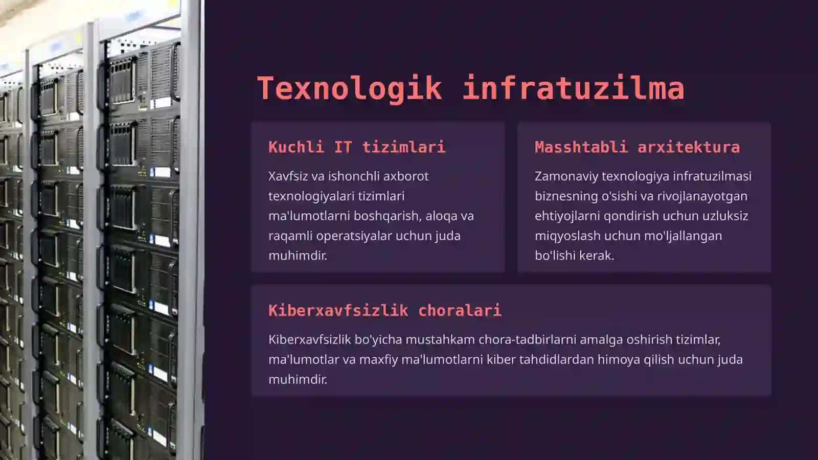 Biznes infratuzilmasiga kirish 4