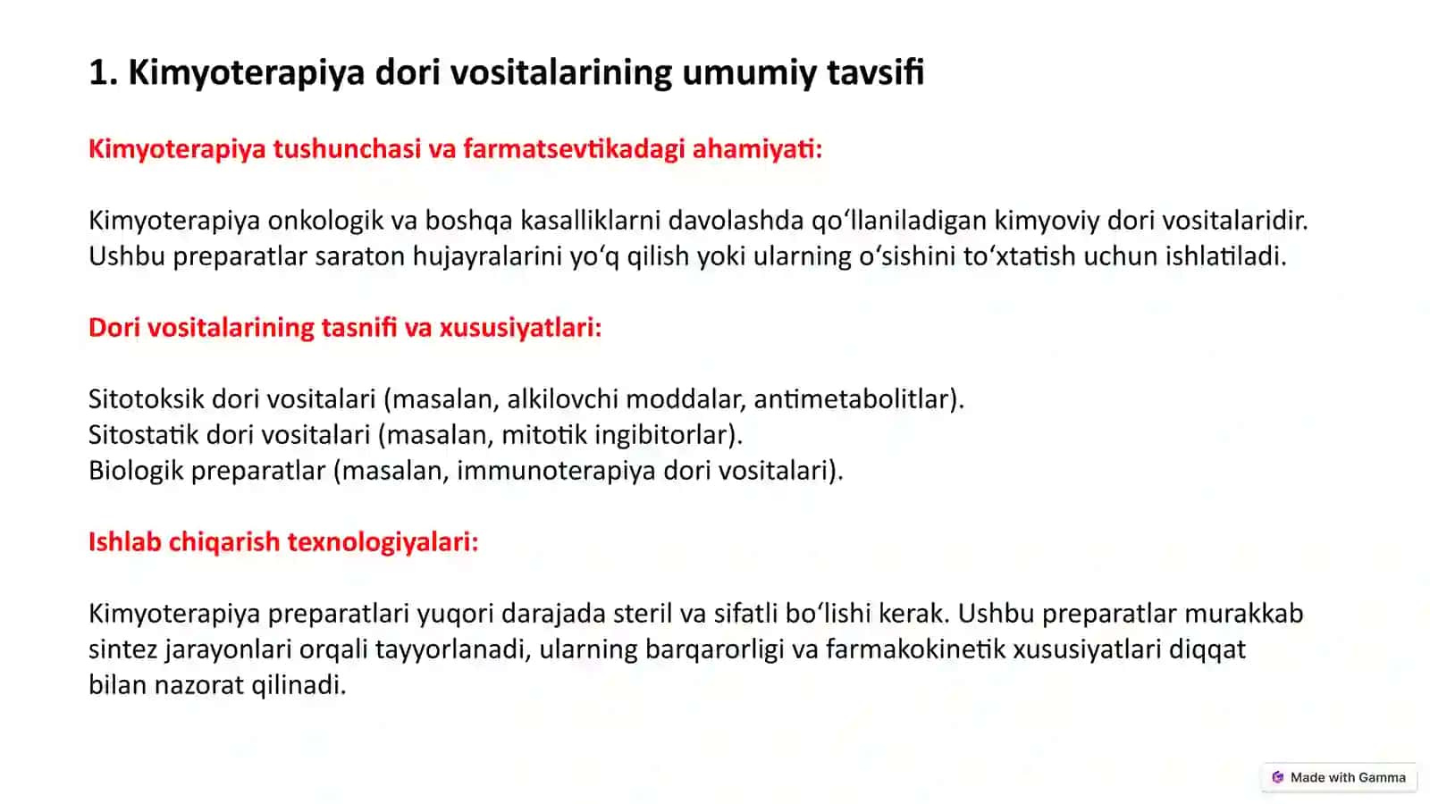 Kimyoterapiyadorivositalarining tovarshunoslik tahlili 4