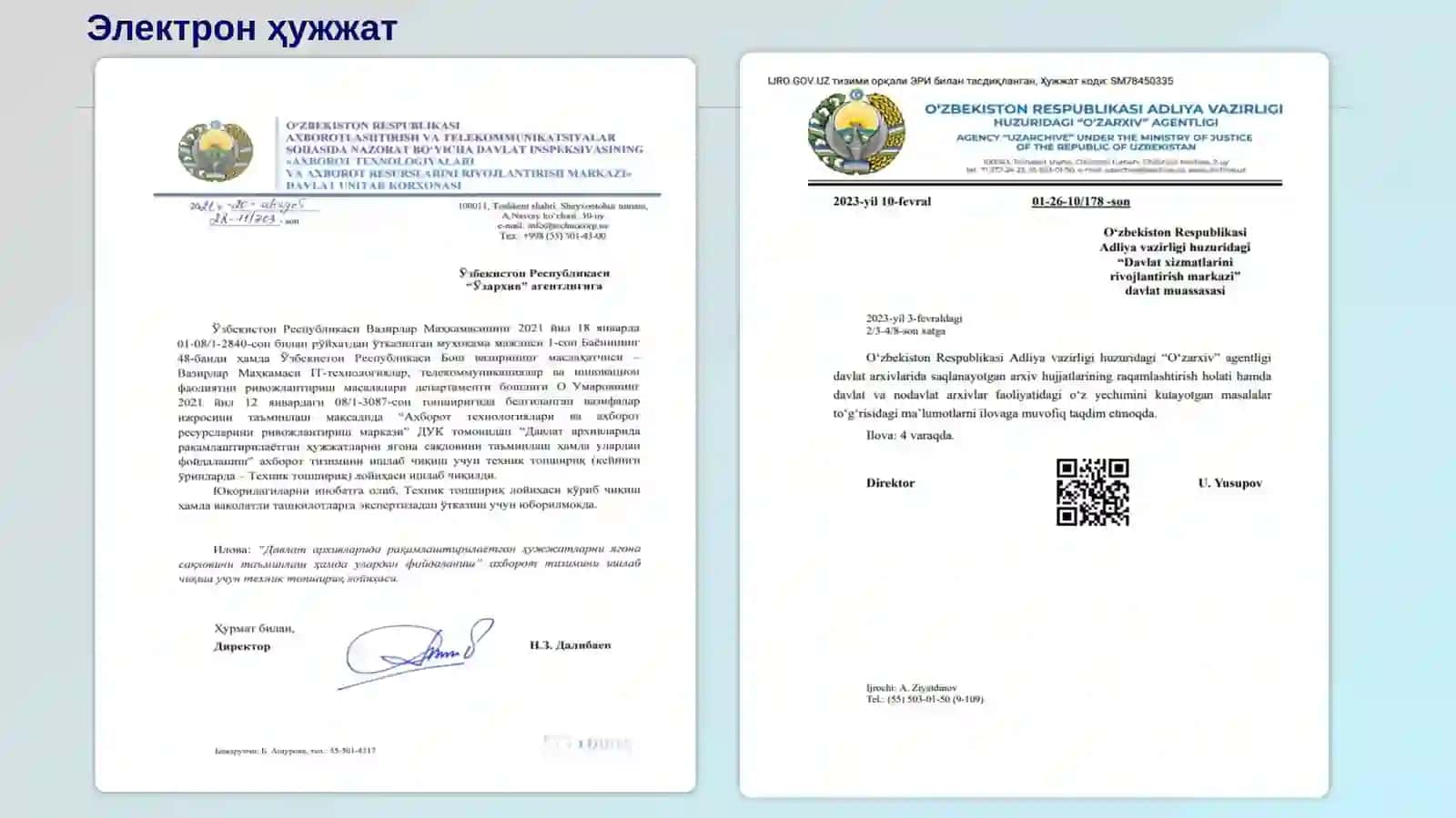 ТАШКИЛОТ, МУАССАСА ВА КОРХОНАЛАР ИШ ЮРИТИШИДА РАҚАМЛИ ҲУЖЖАТЛАРНИНГ ШАКЛЛАНИШИ 4
