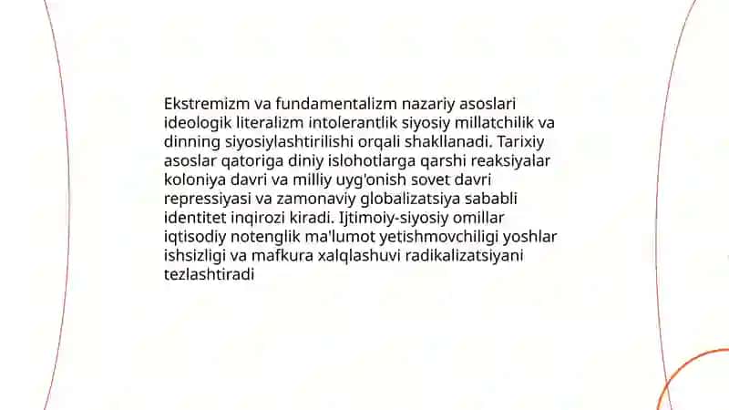 Diniy fanatizmning tarixi va hozirgi davrda xavfsizlikga tahdidi 4