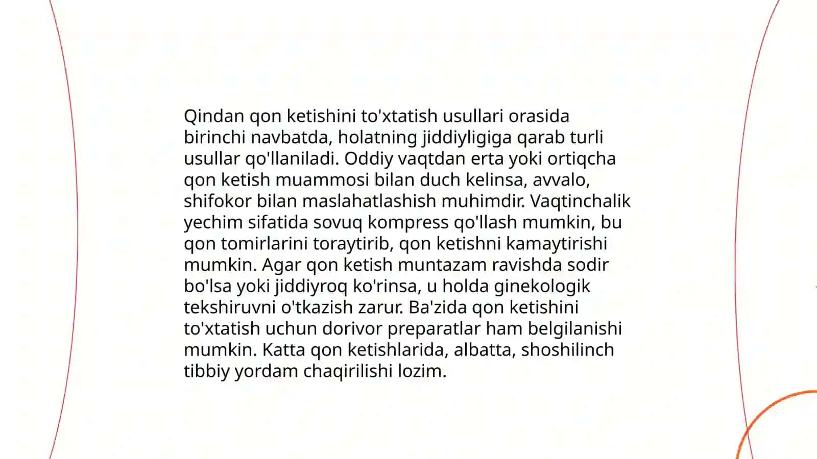 Qindan qon kelganda birinchi yordam ko‘rsatish Rustamova Asilaxon 4