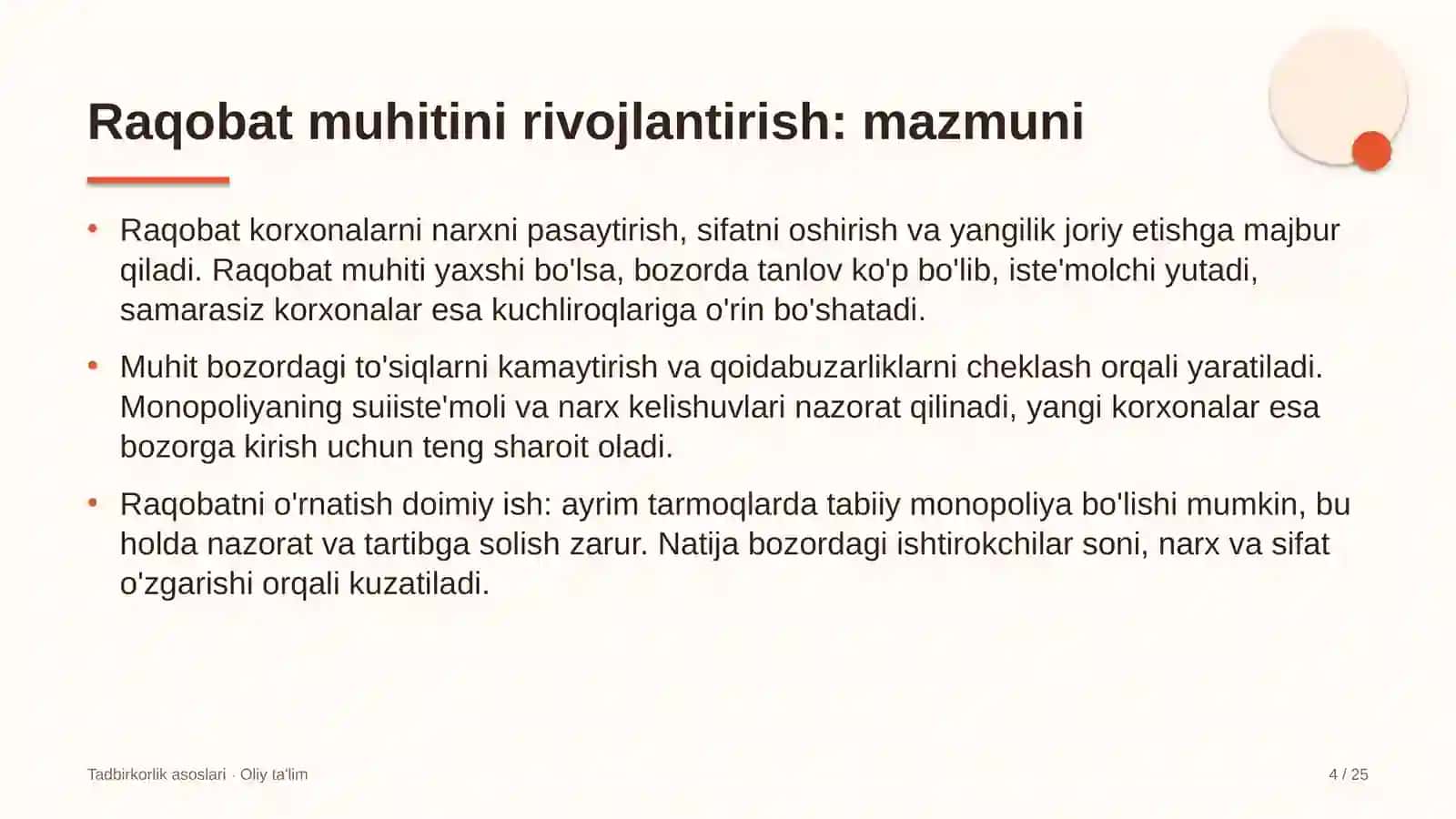 Yoga studiyalarida raqobat muhitini rivojlantirish 4
