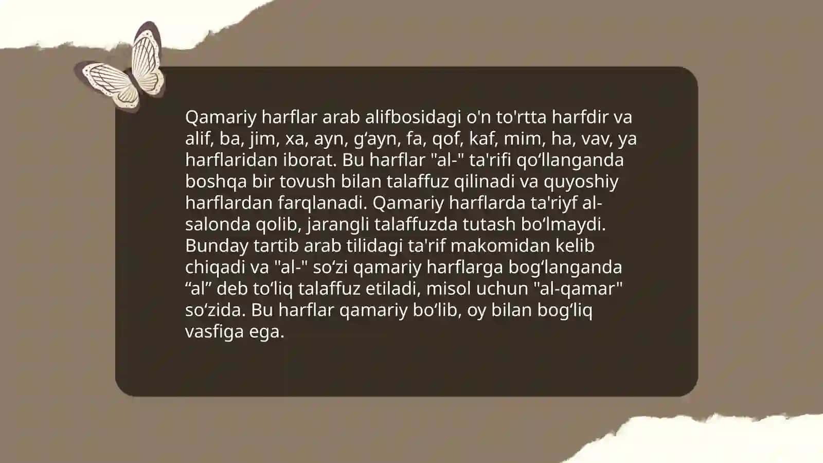 Shamsiy va qamariy harflar 4