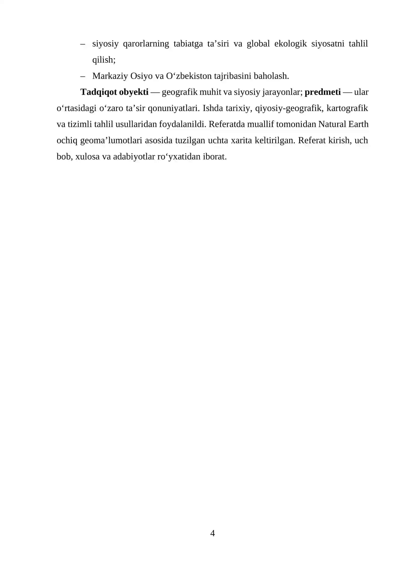 tabiat va siyosatning oʻzaro aloqalari 4