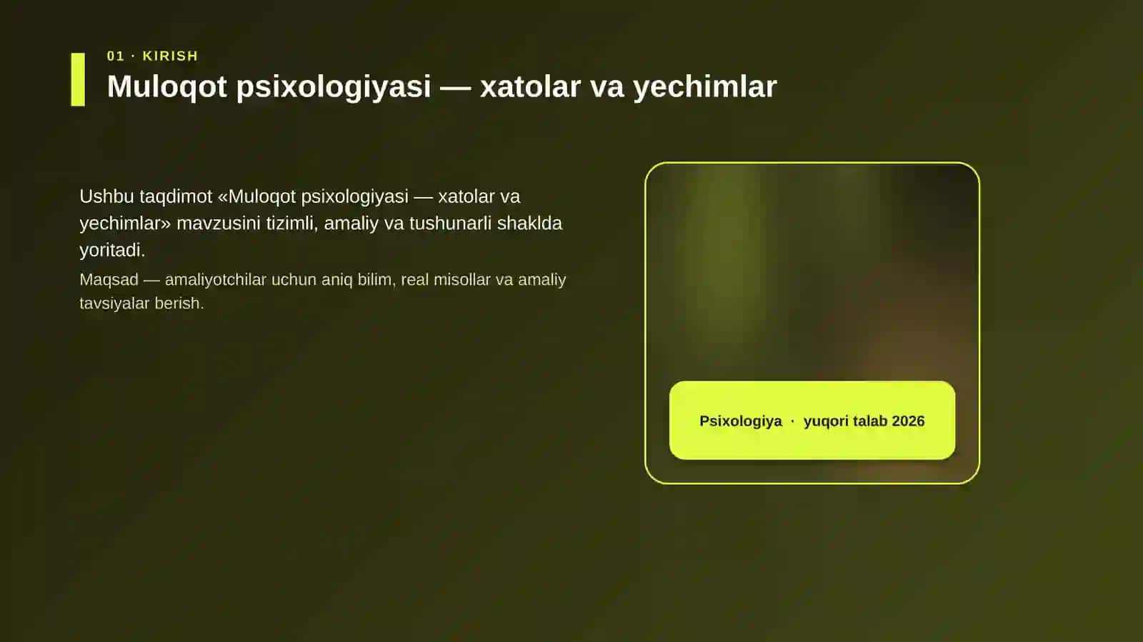 Muloqot psixologiyasi — xatolar va yechimlar 4