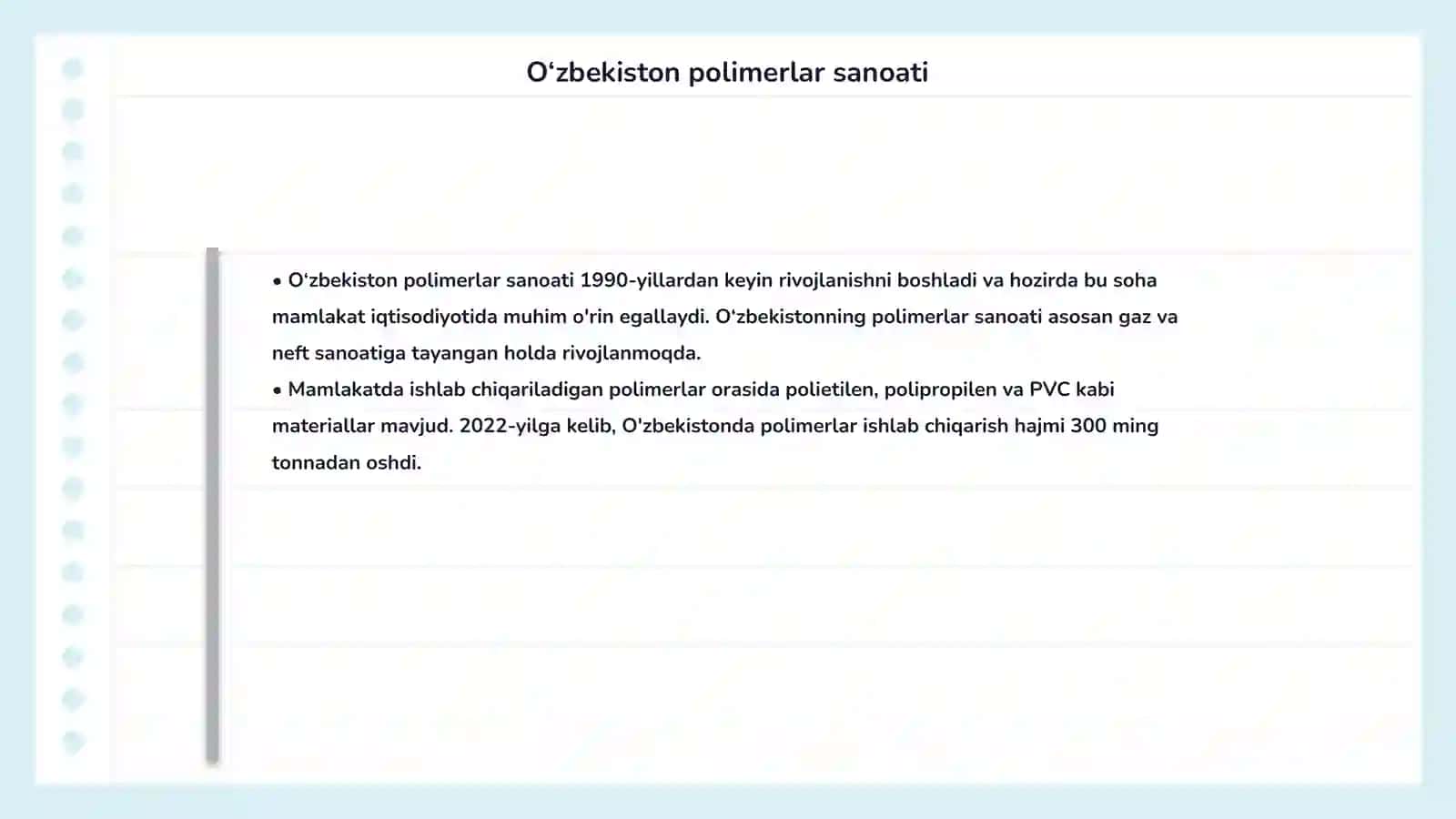 Polimerlar kimyosi fаni vа uning istiqbоllаri 4