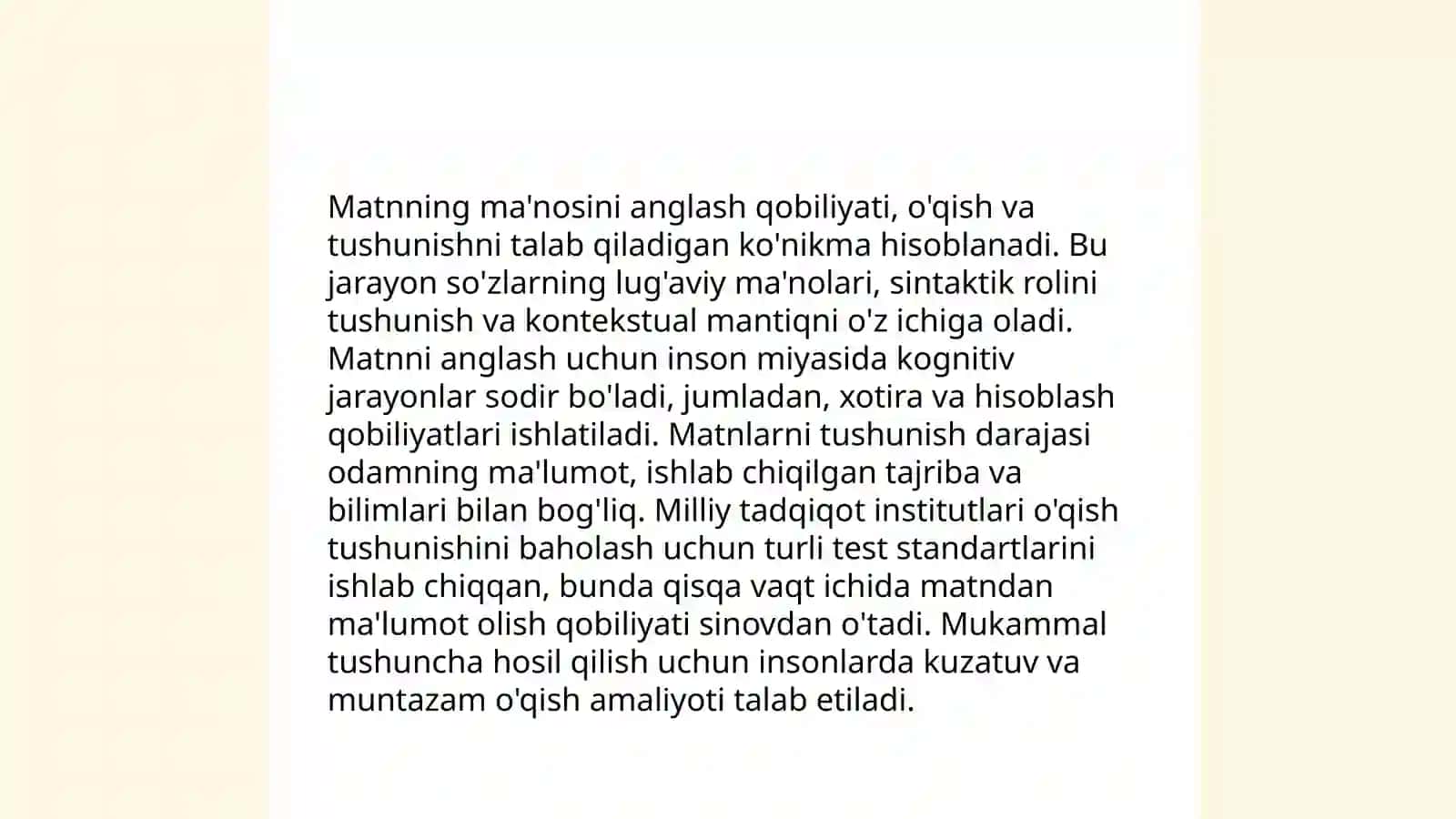 PIRLS xalqaro baholash dasturi mazmun va mohiyati 4