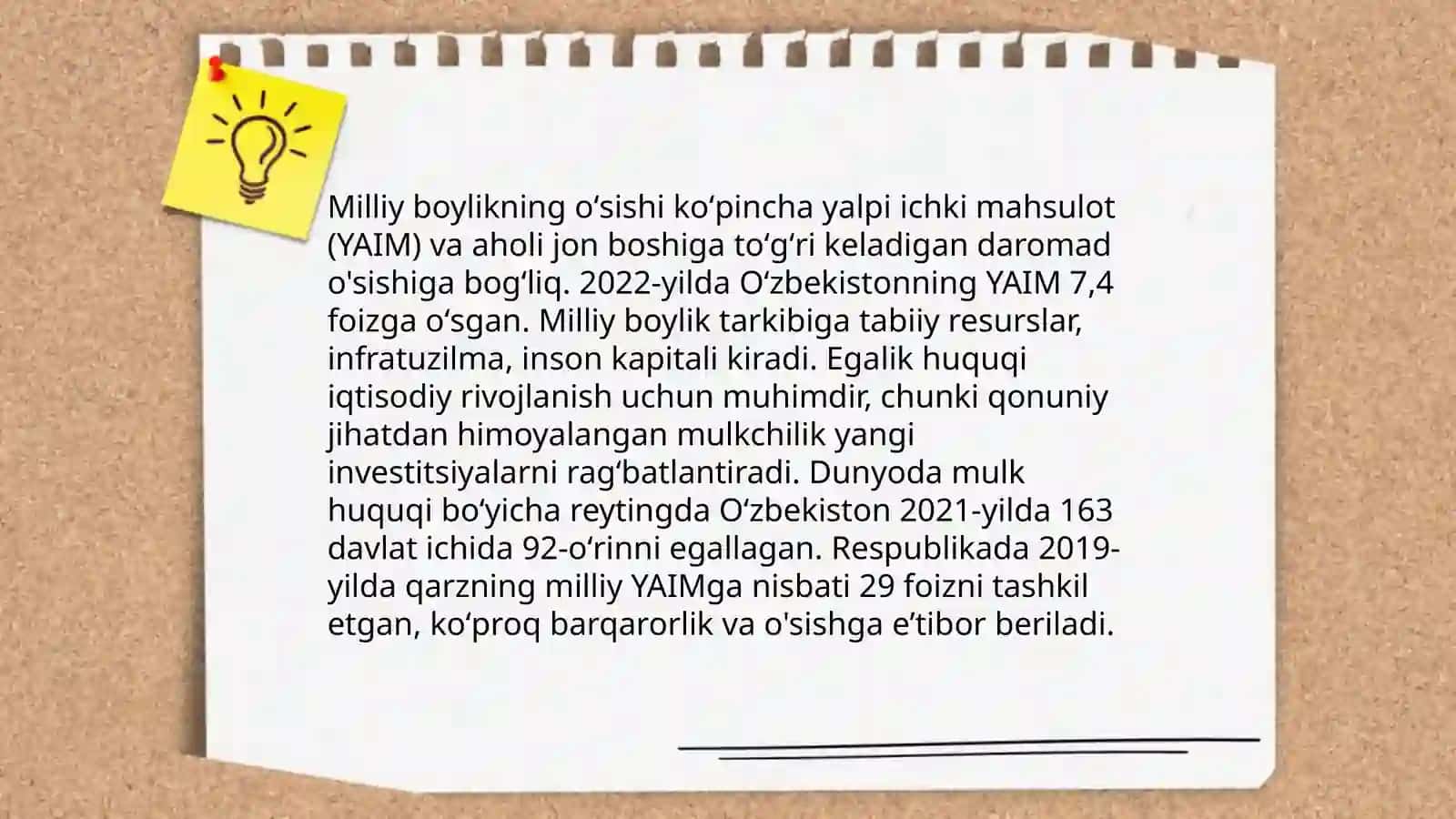 Iqtisodiy oʻsish va milliy boylik 4