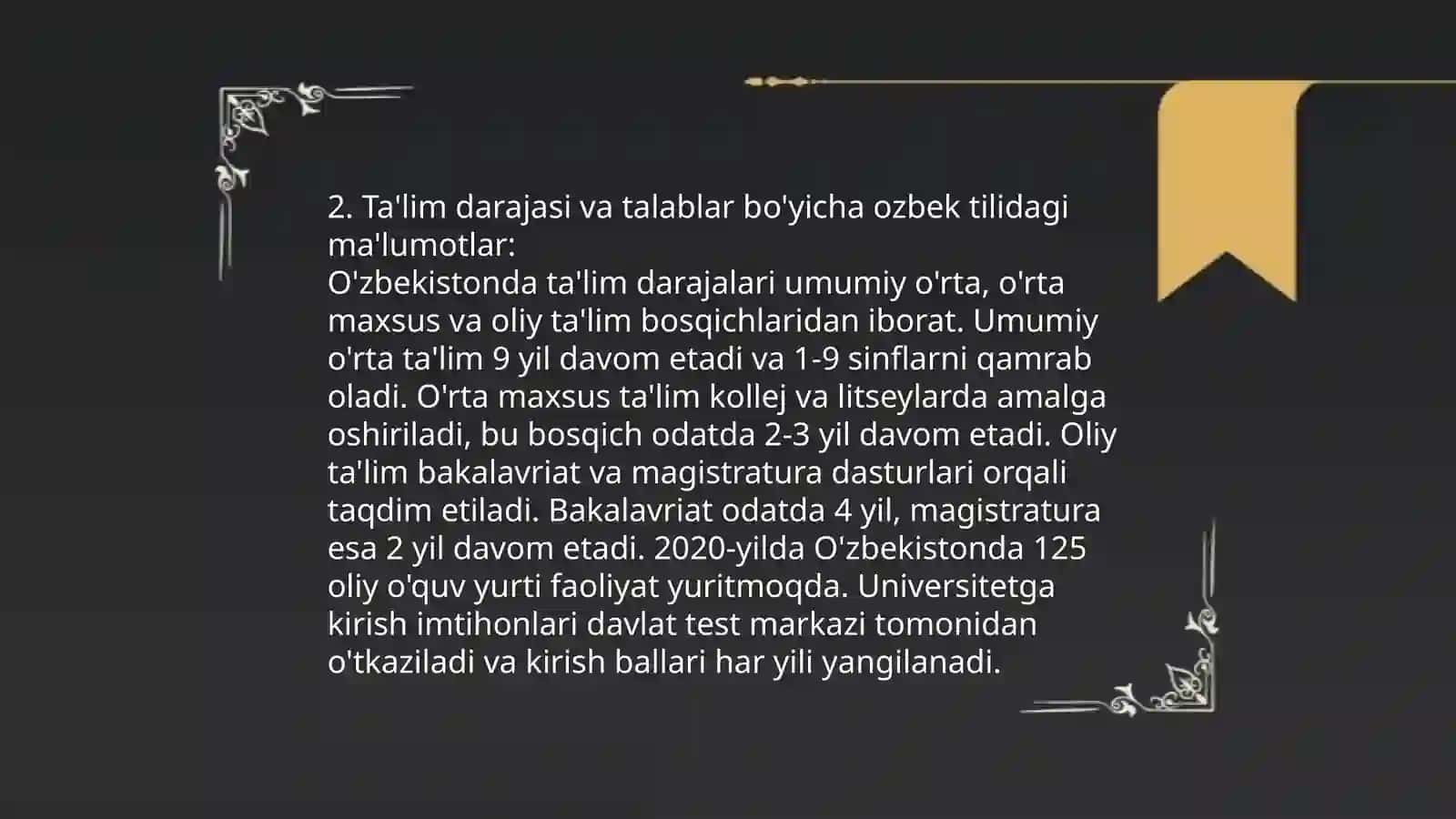 Auditorlik kasbiga qo'yiladigan malakaviy talablar 4