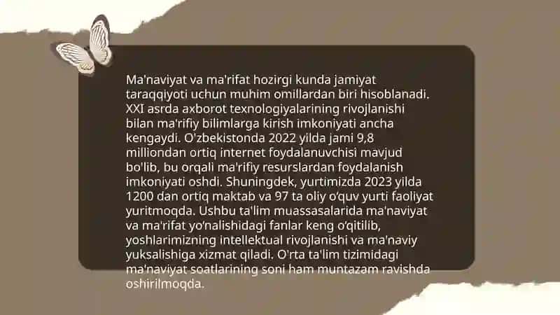 Islom qadriyatlari va maʼrifatining hozirgi davrdagi ahamiyati 4