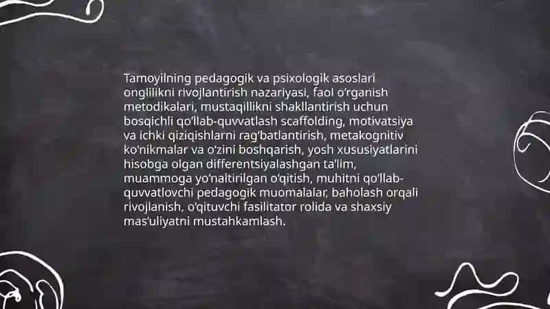 Onglilik,faollik va mustaqillik tamoyili 4