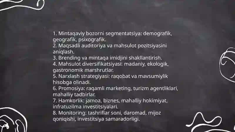 Mintaqaviy turizm faoliyatida marketing konsepsiyasi 4