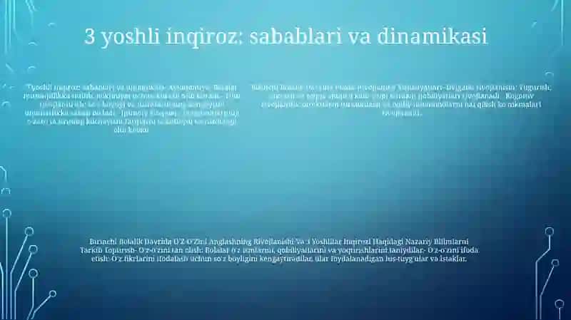 Psixik rivojlanishning nazariy asoslari 4