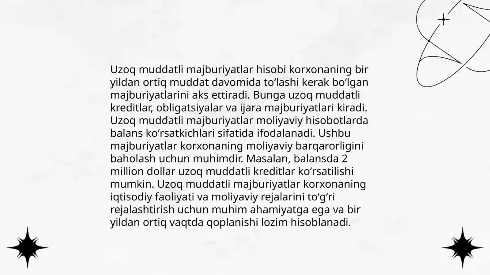 Korxona majburiyatlari hisobi 4
