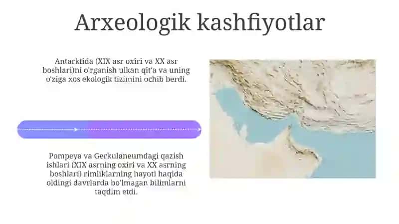 XIX asr ikkinchi yarmi - XX asr boshidagi geografik kashfiyotlar va tadqiqotlar 4