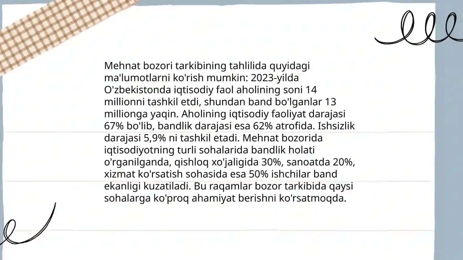 Rivojlangan mamlakatlarda aholi va mehnat bozori ko‘rsatkichlari tahlili 4