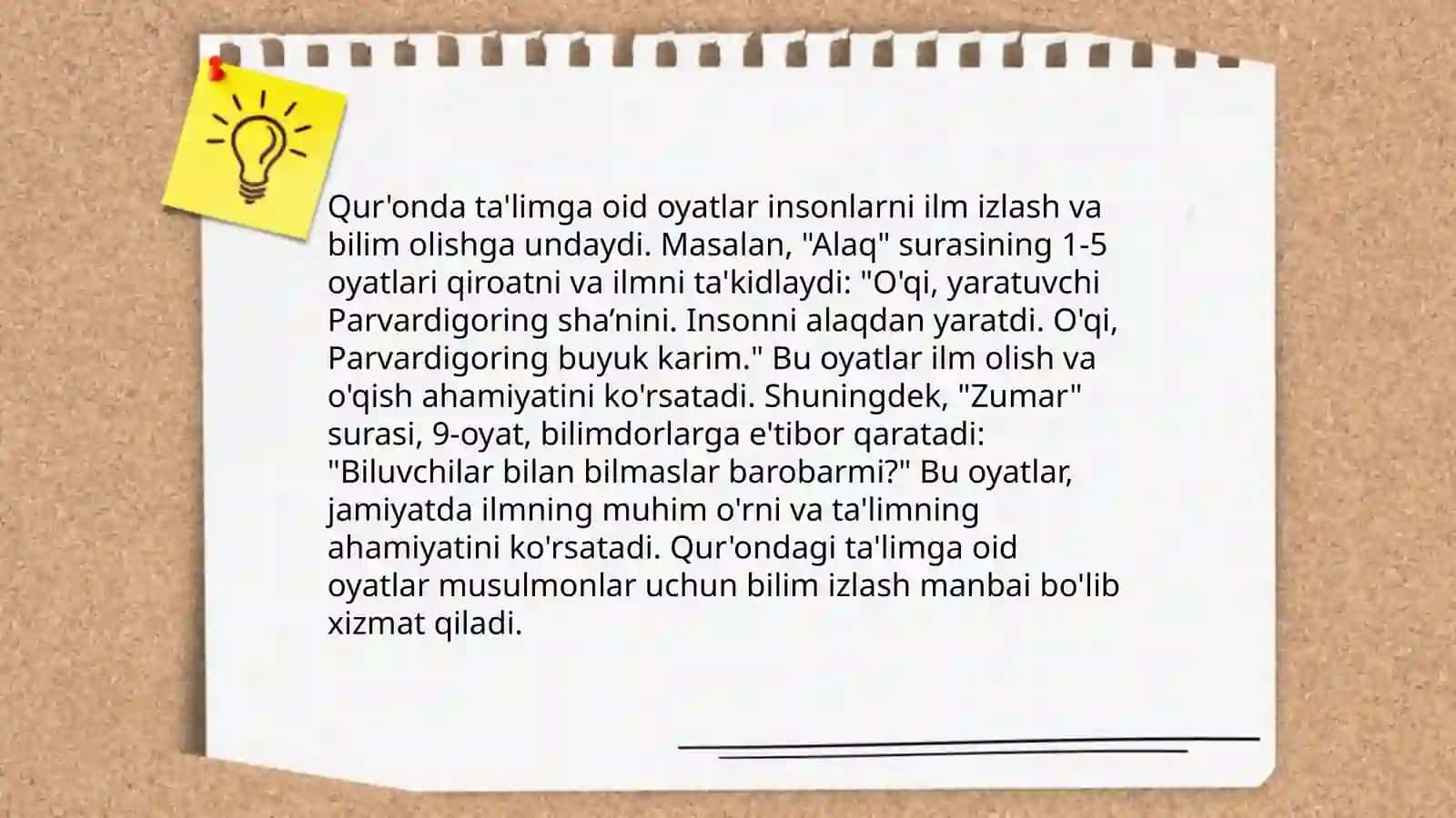 Islom dini ĝoyalarining ta'lim-tarbiyaga ta'siri 4
