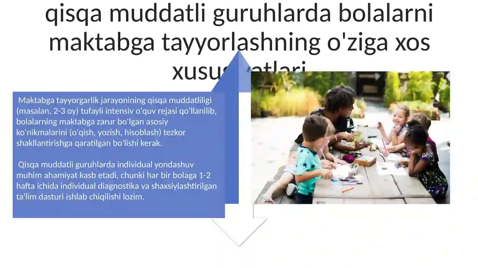 Maktabgacha talim tashkiloyida qisqa muddatli guruhlarda bolalarni maktabga tayyorlash 4