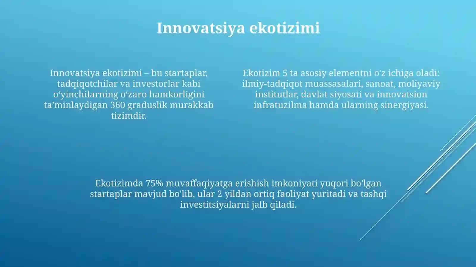Mamlakatni modernizatsiya qilishda innavatsion siyosat yo'nalishlari 4