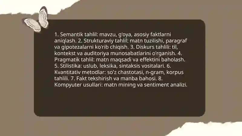 Axborot matnlar bilan ishlash va media madaniyat 4